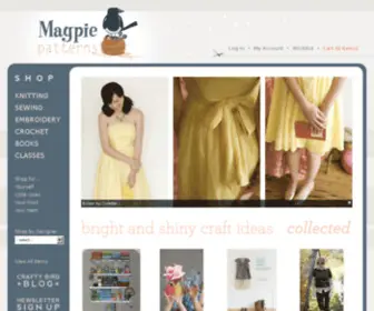 Magpiepatterns.com(Knitting) Screenshot