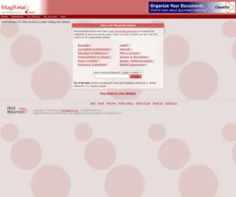 Magportal.com(Magazine Article Search Engine and Directory) Screenshot