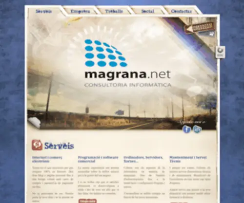 Magrana.net(Magrana Creativitat Digital. Comercio electrónico) Screenshot