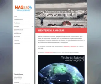 Magsat.cl(MAGsat Telecomunicaciones) Screenshot