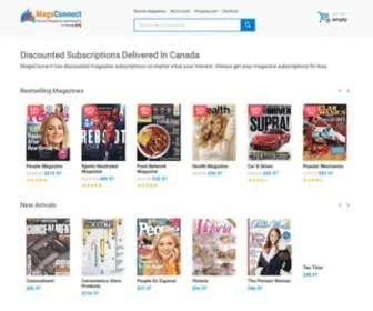 Magsconnect.ca(MagsConnect Canada) Screenshot