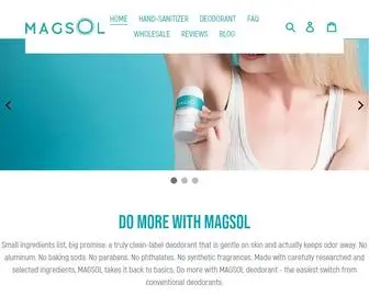 Magsol.us(MAGSOL magnesium deodorant) Screenshot