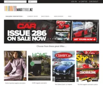 Magstore.nz(The home of NZ's favourite magazines) Screenshot