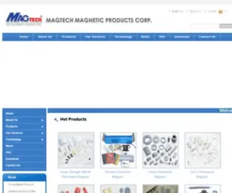 Magtech.com.tw(Ferrite Magnets) Screenshot