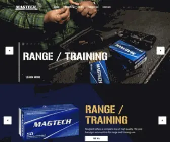 Magtechammunition.com(Rifle, Rimfire, Pistol and Revolver Ammo World Leader) Screenshot