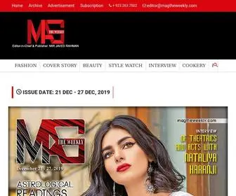 Magtheweekly.com(Mag the weekly Fashion Magazine) Screenshot