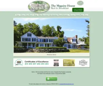 Maguirehouse.com(The Maguire House) Screenshot