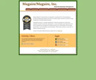 Maguireinc.com(Association Management) Screenshot