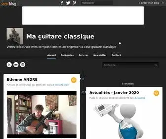 Maguitareclassique.com(Ma guitare classique) Screenshot