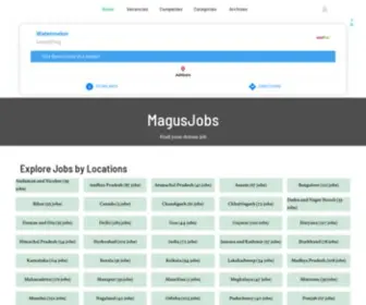 Magusjobs.com(Find your dream job) Screenshot