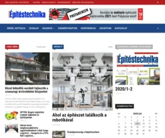 Magyarepitestechnika.hu(Főoldal) Screenshot