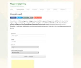 Magyarorszag-Terkep.hu(Magyarország) Screenshot