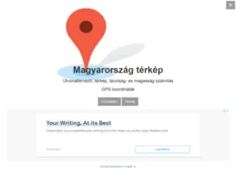 Magyarorszagterkep.com(Magyarország térkép) Screenshot