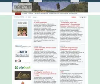 Magyarszemle.hu(Magyar Szemle) Screenshot