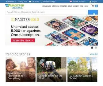Magzter.com(World’s largest digital newsstand with thousands of magazines and newspapers) Screenshot
