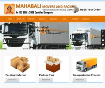 Mahabalipackers.com(Packers and Movers in Lucknow) Screenshot