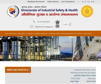 Mahadish.in(Directorate of Industrial Safety and Health) Screenshot