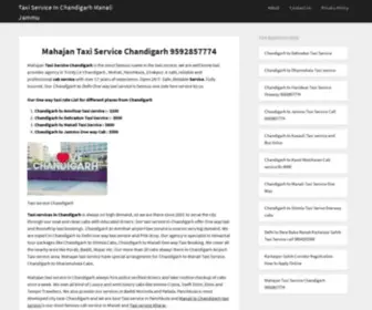 Mahajantaxiservice.com(Taxi Service In Chandigarh) Screenshot