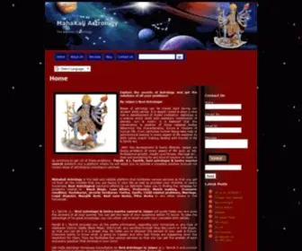 Mahakaliastrology.in(Jyotish In Jaipur) Screenshot