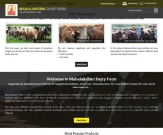 Mahalakshmidairyfarm.com(Cattle Animals Supplier) Screenshot