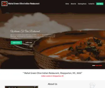 Mahalgreenolive-Indian.com.au(5% off) Screenshot