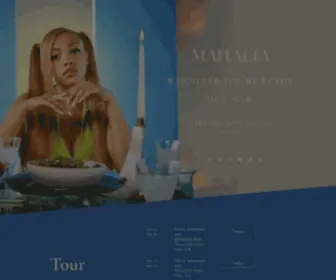 Mahaliamusic.co.uk(Mahalia) Screenshot