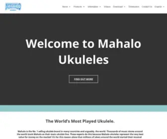 Mahaloukuleles.com(Mahalo Ukuleles) Screenshot