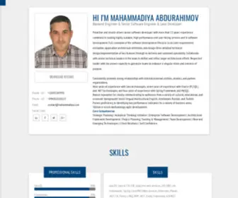 Mahammadiya.com(Mahammadiya Abdurahimov) Screenshot