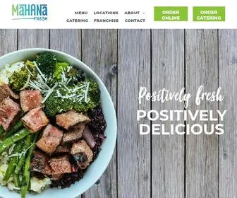 Mahanafresh.com(Mahana Fresh) Screenshot