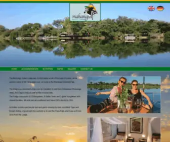 Mahangu.com.na(Mahangu Safari Lodge) Screenshot