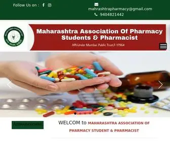 Mahapharmacy.org.in(MAHRASHTRA ASSOCIATION OF PHARMACY STUDENT & PHARMACY OFFICERS) Screenshot