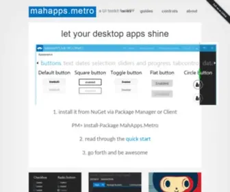 Mahapps.com(Mahapps) Screenshot