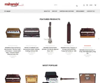 Maharajamusicals.com(Maharaja Musicals (buy Raagini)) Screenshot