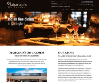 Maharajasoncarmen.com.au(S on Carmen) Screenshot