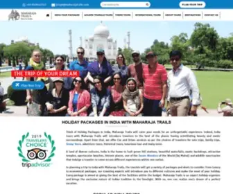 Maharajatrails.com(Maharaja Trails) Screenshot