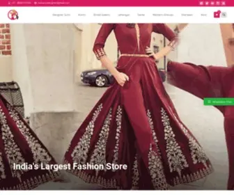 Maharanidesigner.com(Boutiques in Jalandhar) Screenshot