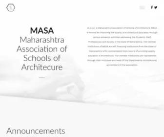 Maharch.org(Maharashtra Association of Schools of Architecture) Screenshot