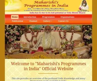 Maharishi-India.org(Maharishi Mahesh Yogi) Screenshot