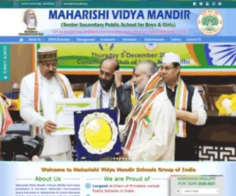 Maharishividyamandir.com(Best CBSE Public Schools in India) Screenshot