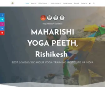 Maharishiyogapeeth.com(Maharishiyogapeeth) Screenshot