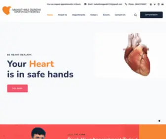 Mahathmagandhihospitals.com(Expertise Care from the Experts) Screenshot