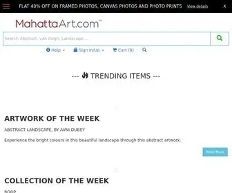 Mahattaart.com(Paintings Online) Screenshot