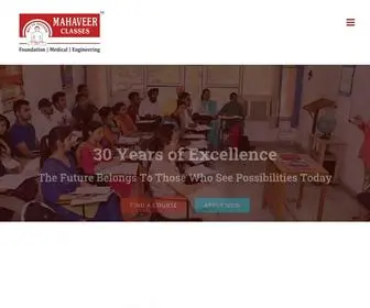 Mahaveerclasses.com(Mahaveer Classes) Screenshot