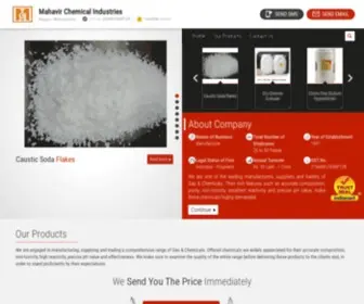 Mahavirchemical.in(Mahavir Chemical Industries) Screenshot