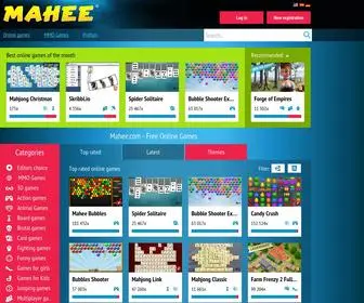 Mahee.com(Free Online Games) Screenshot