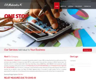 Mahendrasatya.com(CA Mahendra K) Screenshot