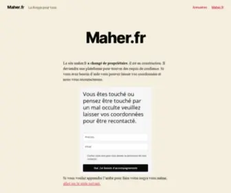Maher.fr(Accueil) Screenshot