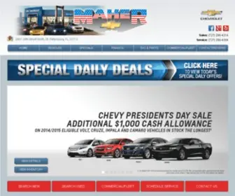 Maherchevrolet.com Screenshot