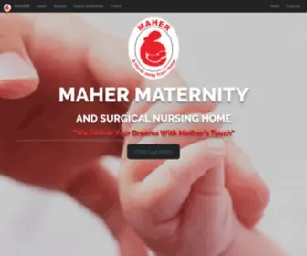 Maherhealthcare.com(Dr Madhuri Sakhardande) Screenshot