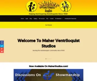 Maherstudios.com(Maherstudios) Screenshot